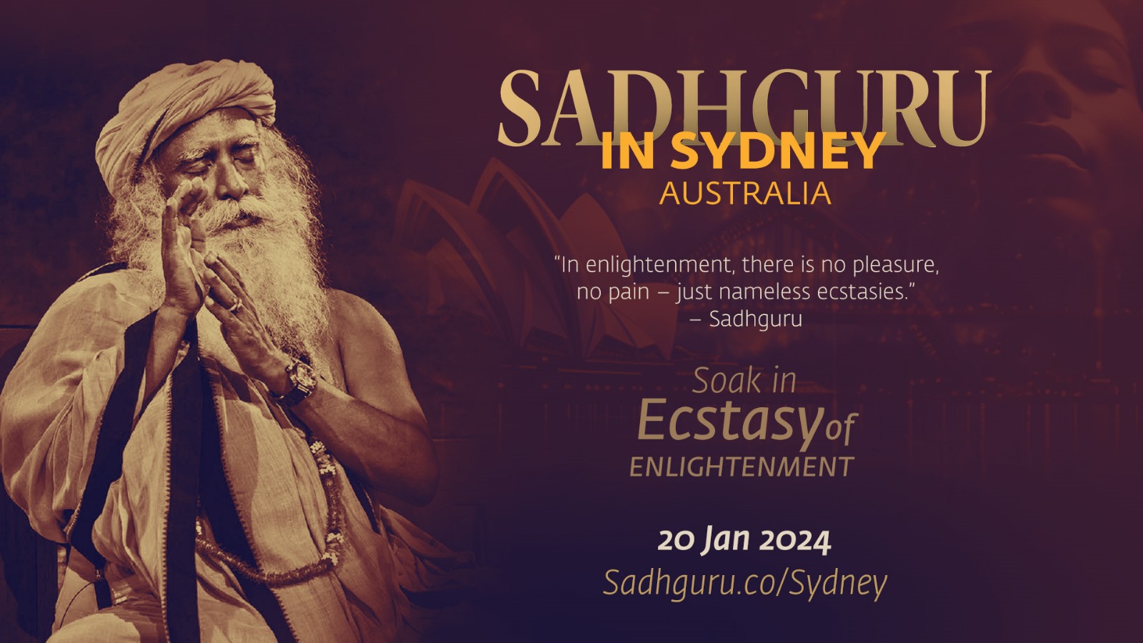 Inner Engineering with Sadhguru in Australia